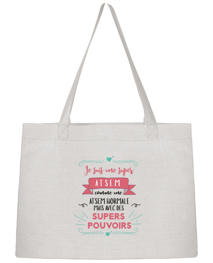 Shopping tote bag Stanley Stella Je suis une super ATSEM by tunetoo