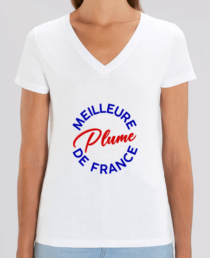 Tee-shirt femme Meilleure plume de France Par  OriflammeDesign