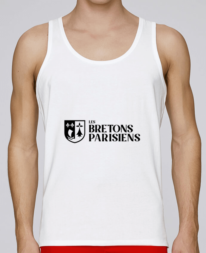 Débardeur homme Les Bretons parisiens par OriflammeDesign 100% coton bio