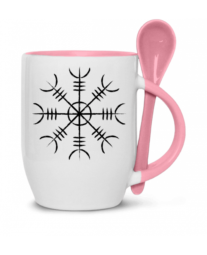  Tasse cuillère Heaume de awe symbole viking par KronoArt