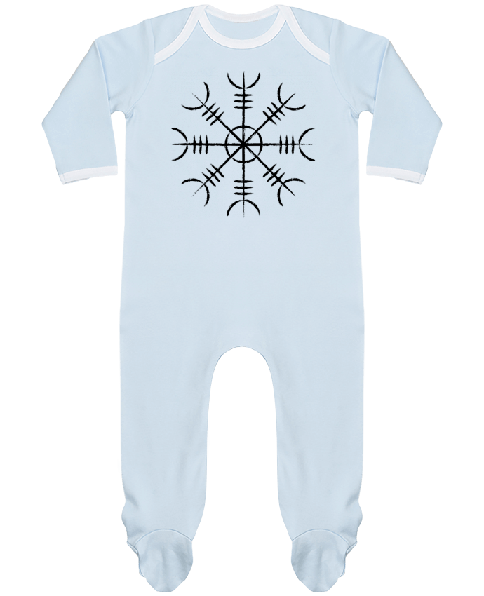 Body Pyjama Bébé Heaume de awe symbole viking par KronoArt