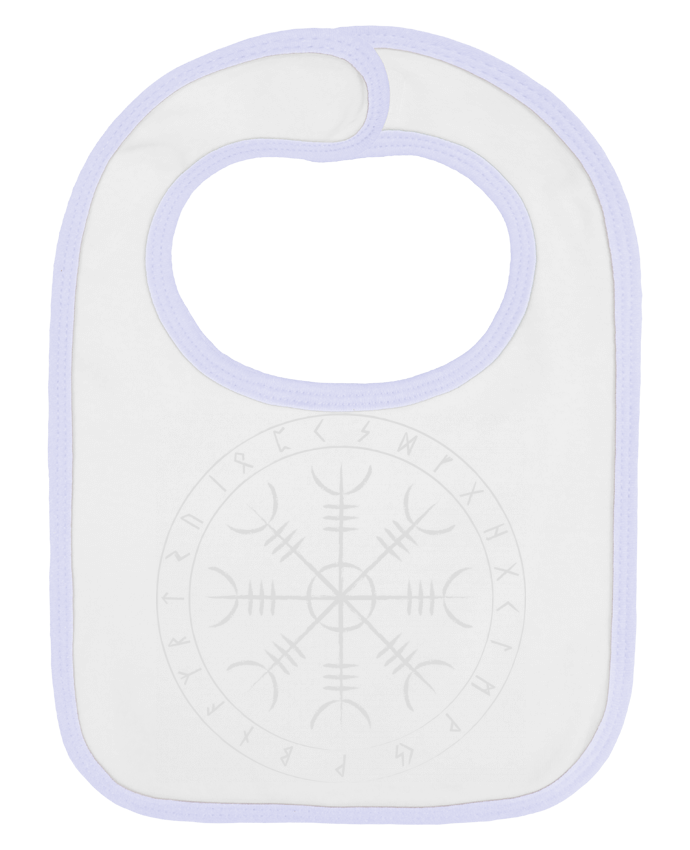Bavoir bébé uni Heaume de awe symbole viking par KronoArt
