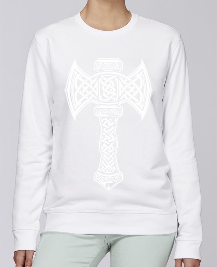 Sweatshirt Mjöllnir symbole viking par KronoArt