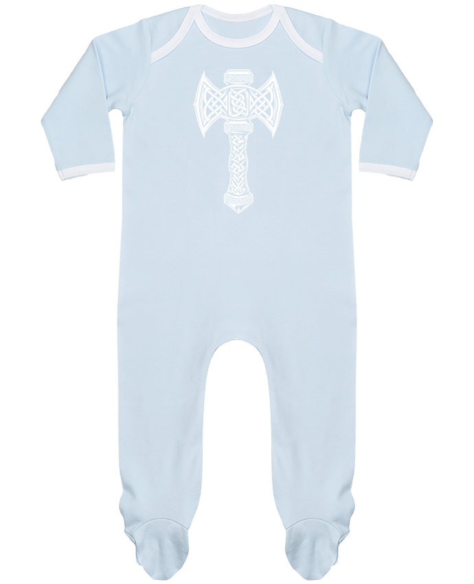 Body Pyjama Bébé Mjöllnir symbole viking par KronoArt