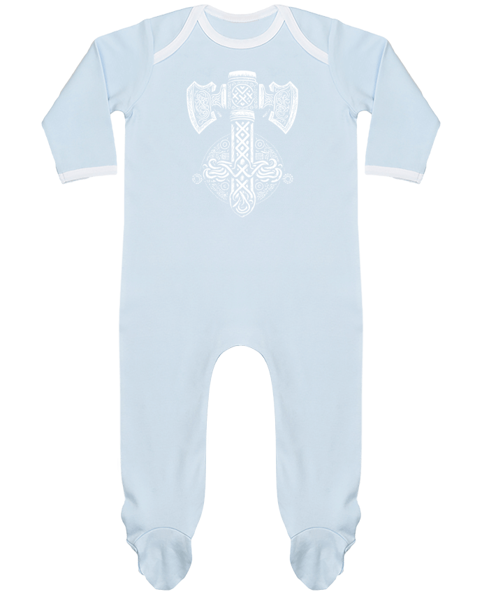 Body Pyjama Bébé Mjöllnir symbole viking par KronoArt