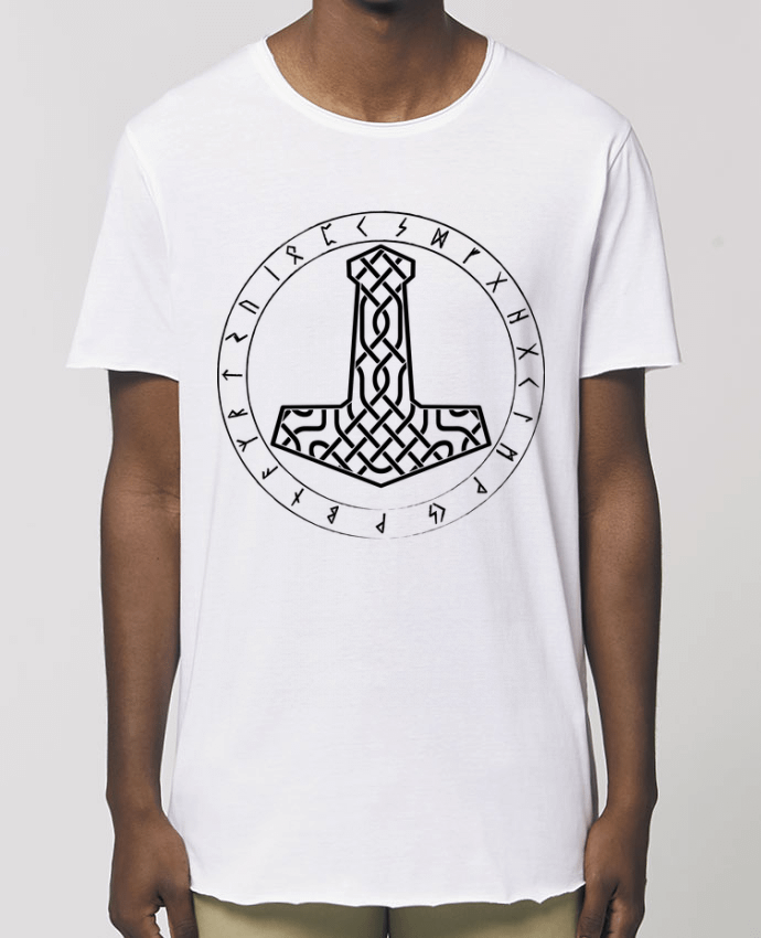 Tee-shirt Homme Mjöllnir symbole viking Par  KronoArt