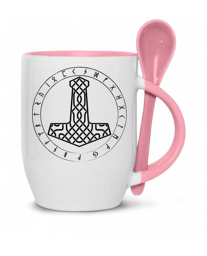  Tasse cuillère Mjöllnir symbole viking par KronoArt