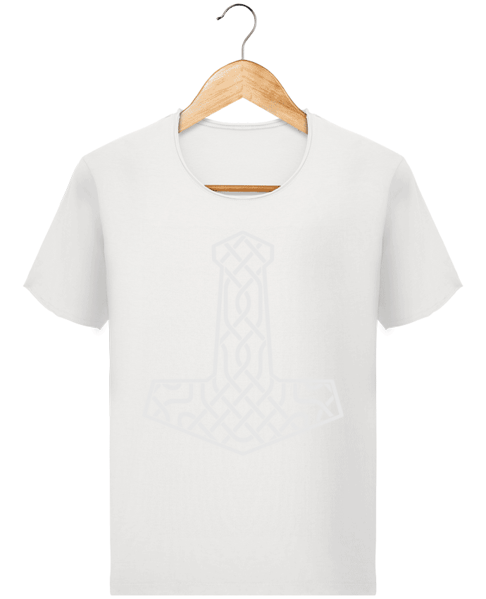  T-shirt Homme vintage Mjöllnir symbole viking par KronoArt