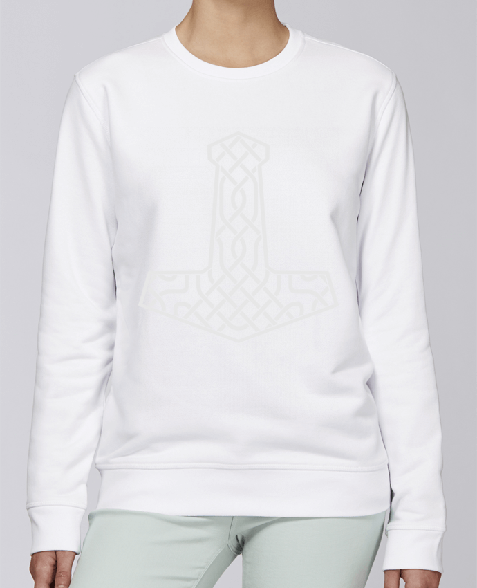 Sweatshirt Mjöllnir symbole viking par KronoArt