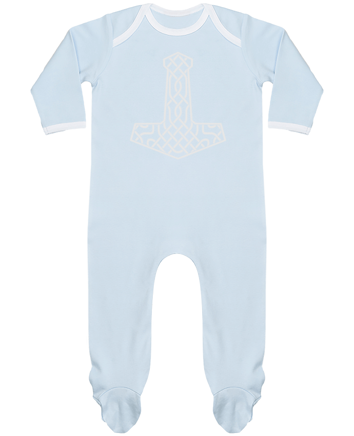 Body Pyjama Bébé Mjöllnir symbole viking par KronoArt