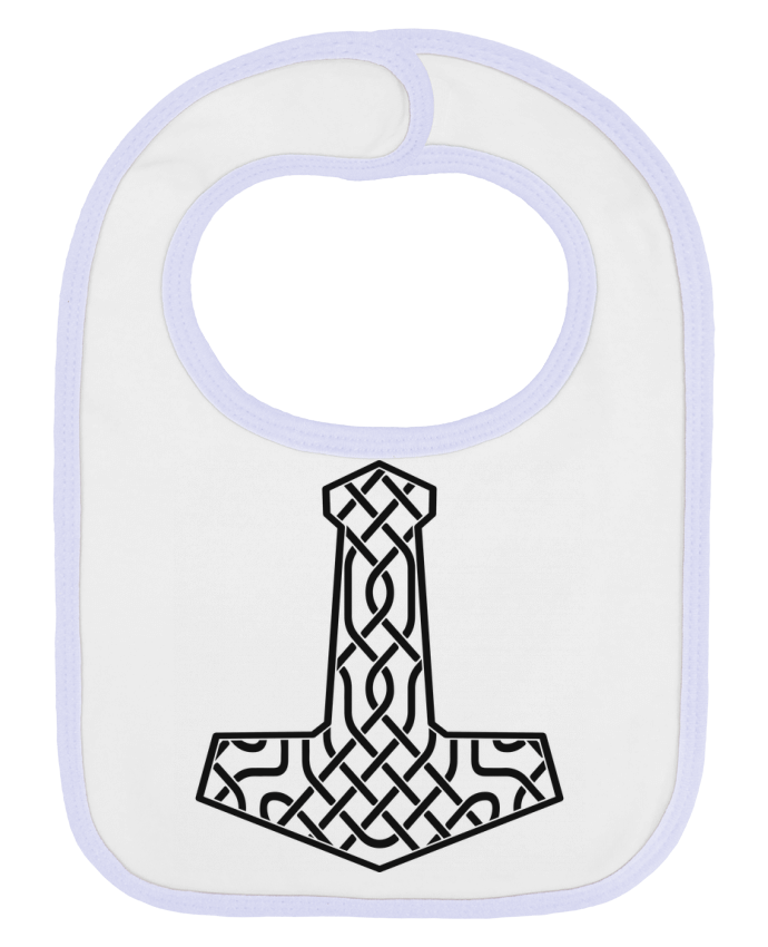 Bavoir bébé uni Mjöllnir symbole viking par KronoArt