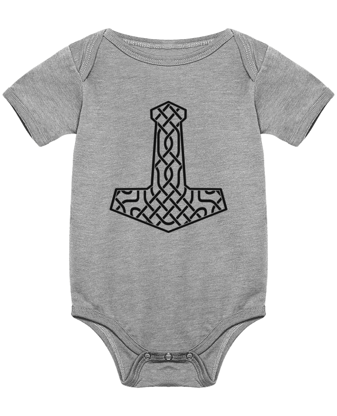 Body bébé Mjöllnir symbole viking par KronoArt