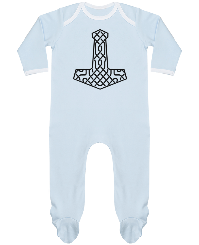 Body Pyjama Bébé Mjöllnir symbole viking par KronoArt