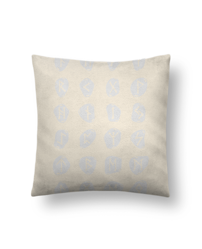 Coussin suédine Runes symbole viking par KronoArt