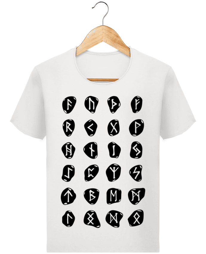  T-shirt Homme vintage Runes symbole viking par KronoArt