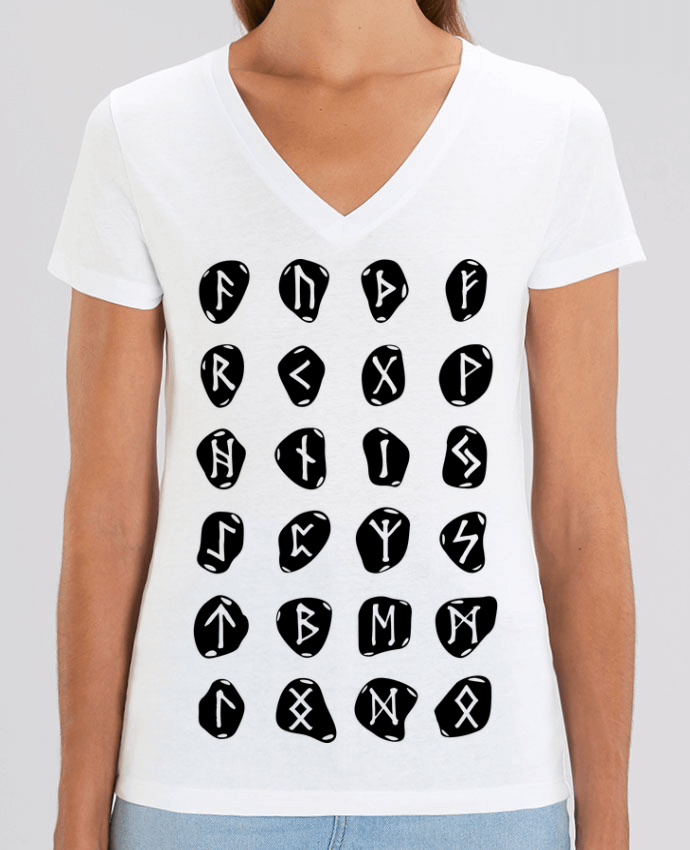 Tee-shirt femme Runes symbole viking Par  KronoArt