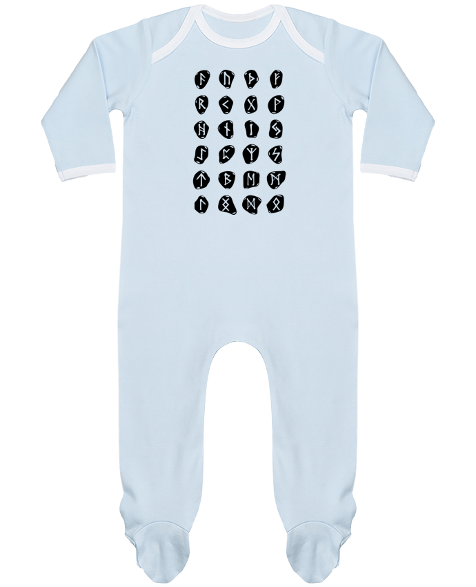 Body Pyjama Bébé Runes symbole viking par KronoArt