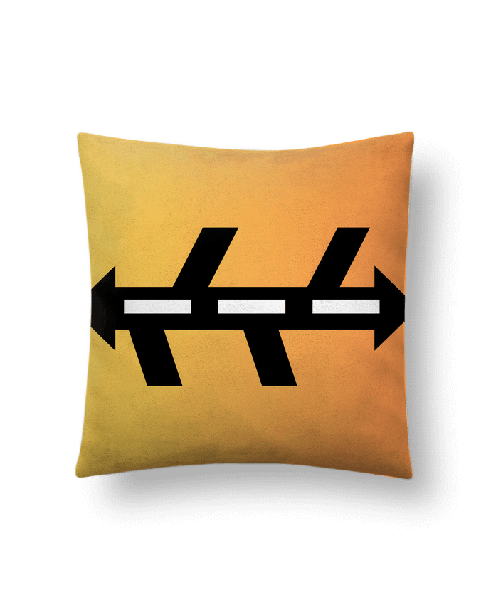 Coussin suédine Road par MatDesign