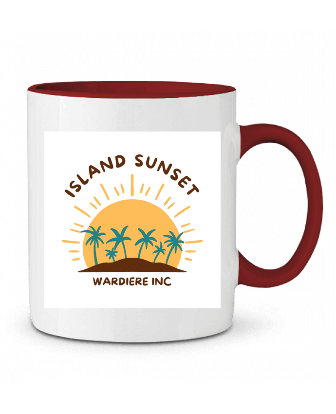 Mug bicolore Islande sunset Tomreiden