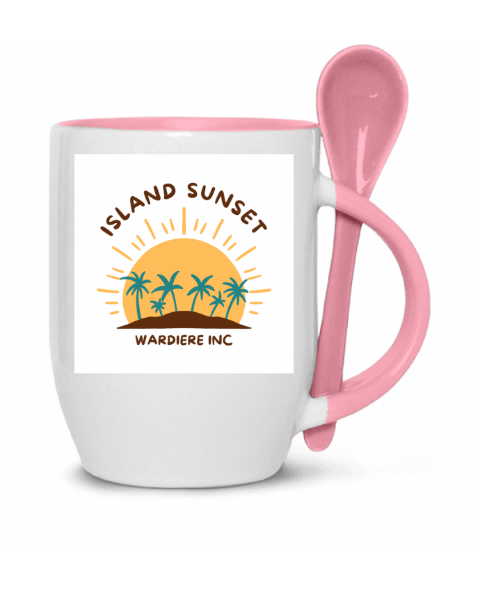  Tasse cuillère Islande sunset par Tomreiden