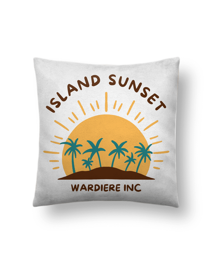 Coussin suédine Islande sunset par Tomreiden