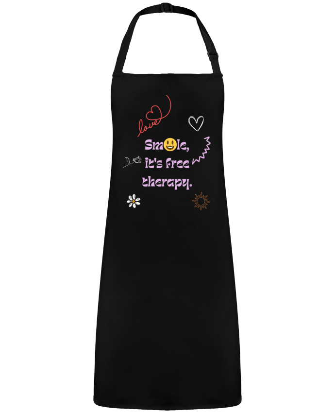 Tablier smile it's free therapy par  Designfun