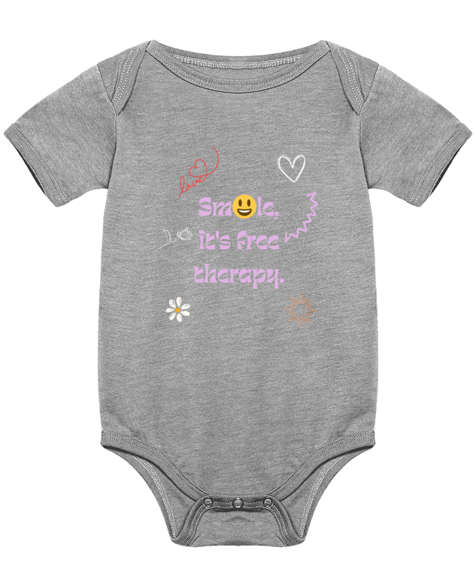 Body bébé smile it's free therapy par Designfun