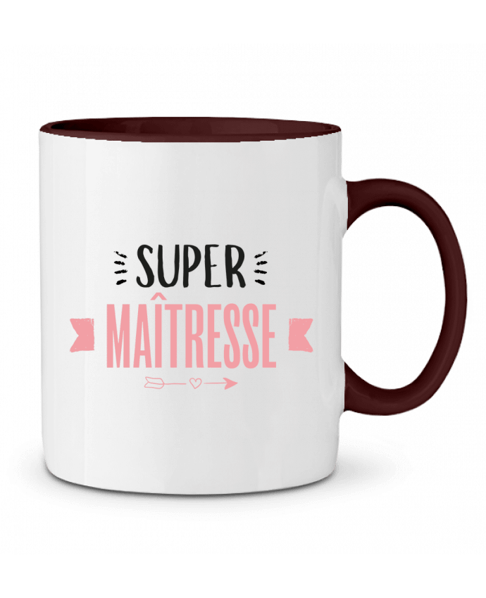 Two-tone Ceramic Mug Super maîtresse !! tunetoo