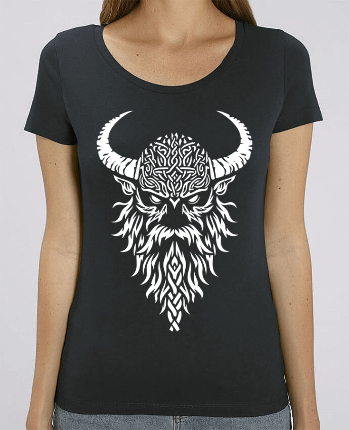 T-shirt Femme Viking warrior head par KronoArt