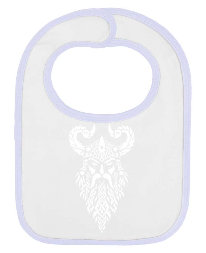 Bavoir bébé uni Viking warrior head par KronoArt