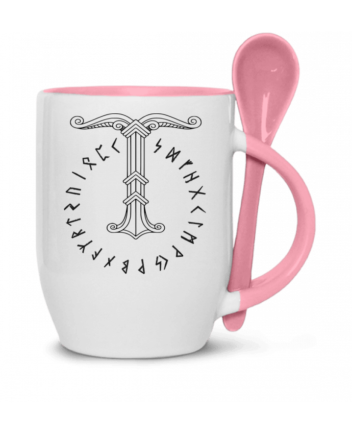  Tasse cuillère Irminsul symbole viking par KronoArt
