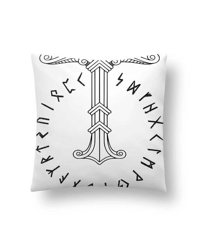 Coussin Irminsul symbole viking par KronoArt