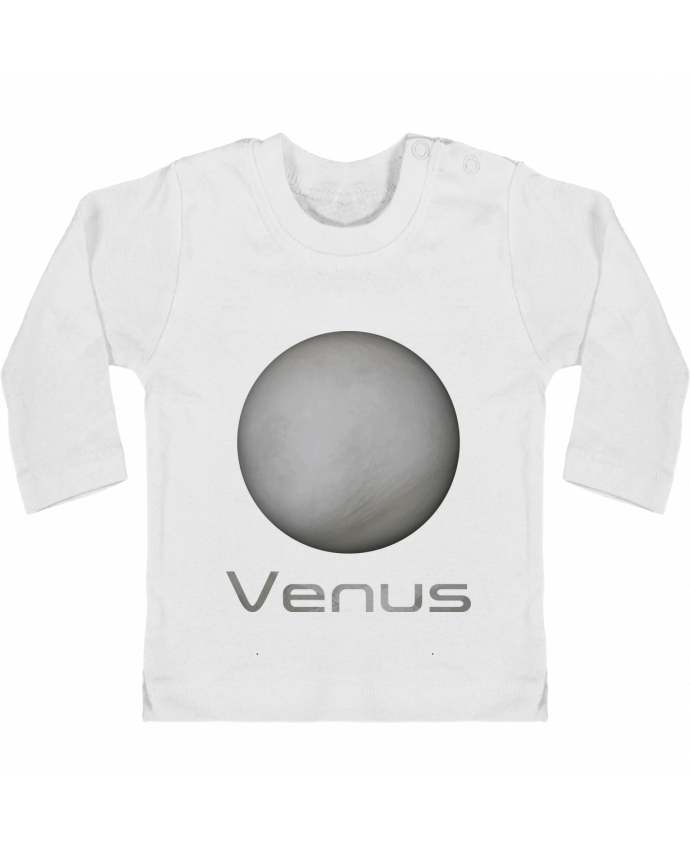 T-shirt bébé Venus manches longues du designer KronoArt