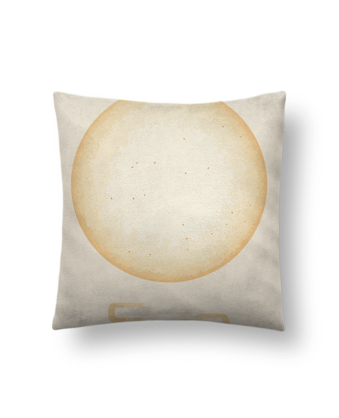 Coussin suédine Sun par KronoArt