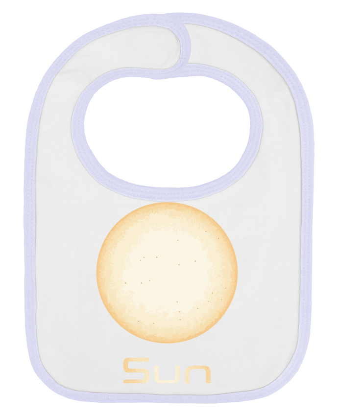 Bavoir bébé uni Sun par KronoArt