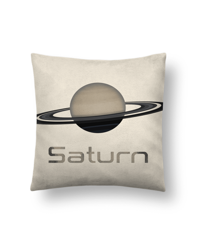 Coussin suédine Saturn par KronoArt