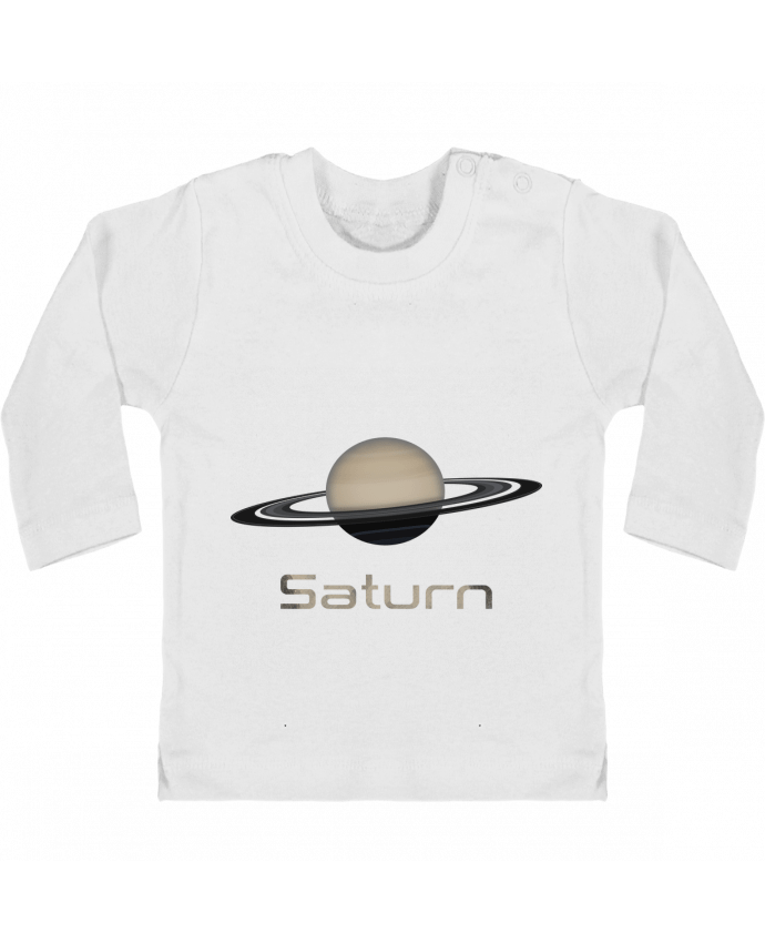 T-shirt bébé Saturn manches longues du designer KronoArt