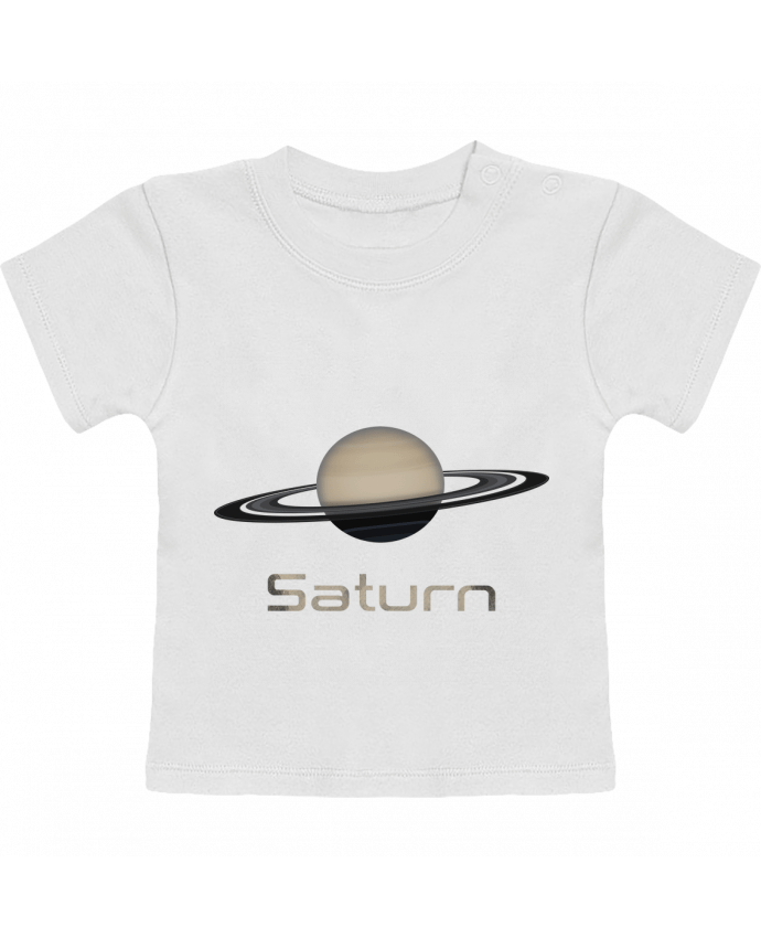 T-shirt bébé Saturn manches courtes du designer KronoArt