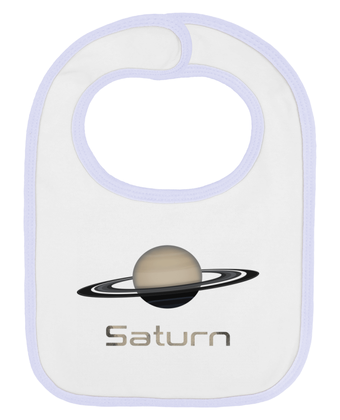 Bavoir bébé uni Saturn par KronoArt