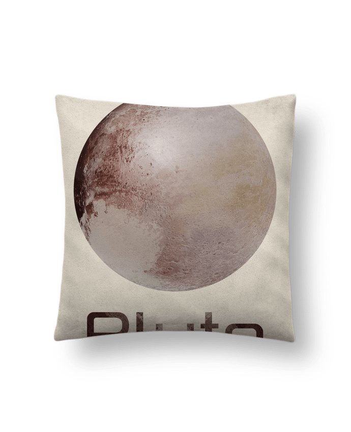 Coussin suédine Pluto par KronoArt