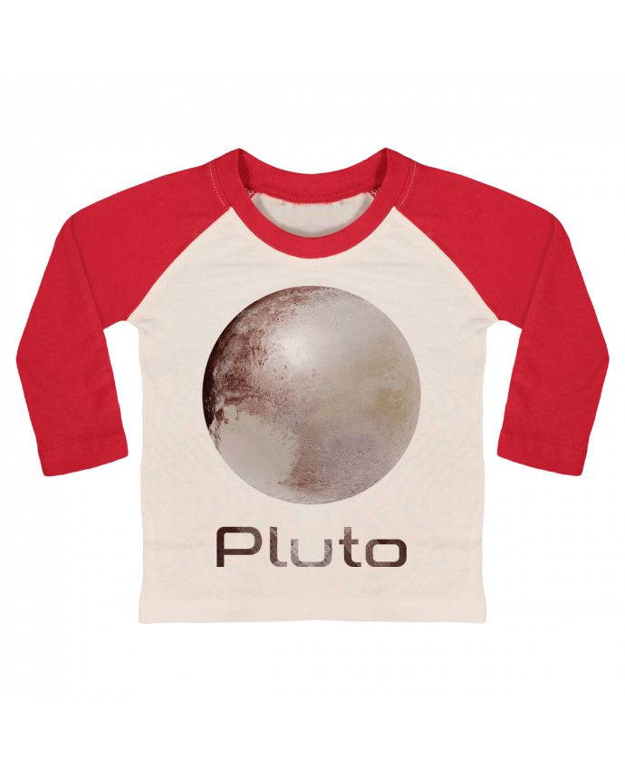 Tee-shirt Bébé Baseball ML Pluto par KronoArt