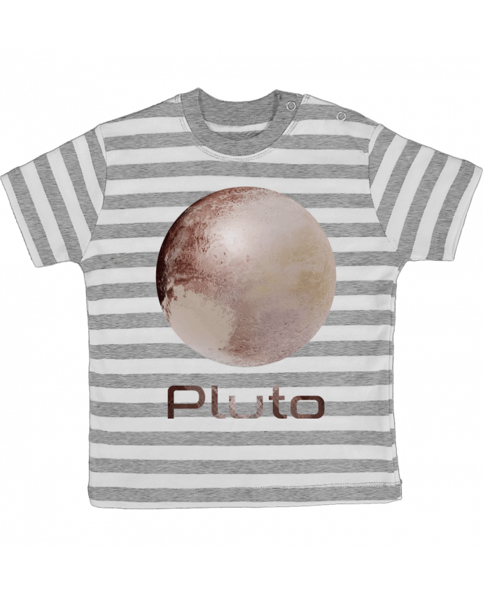 Tee-shirt bébé à rayures Pluto par KronoArt