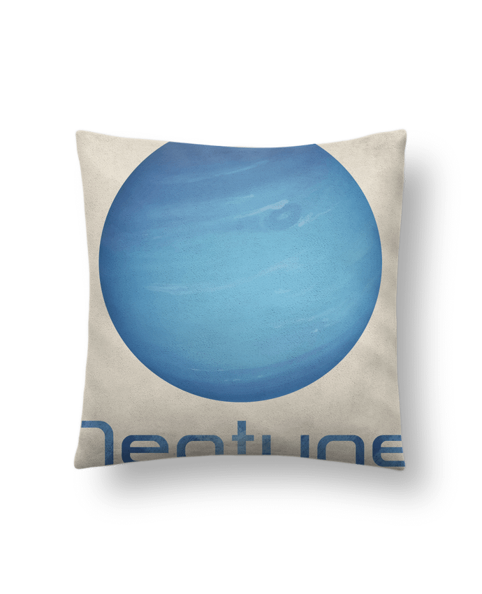 Coussin suédine Neptune par KronoArt