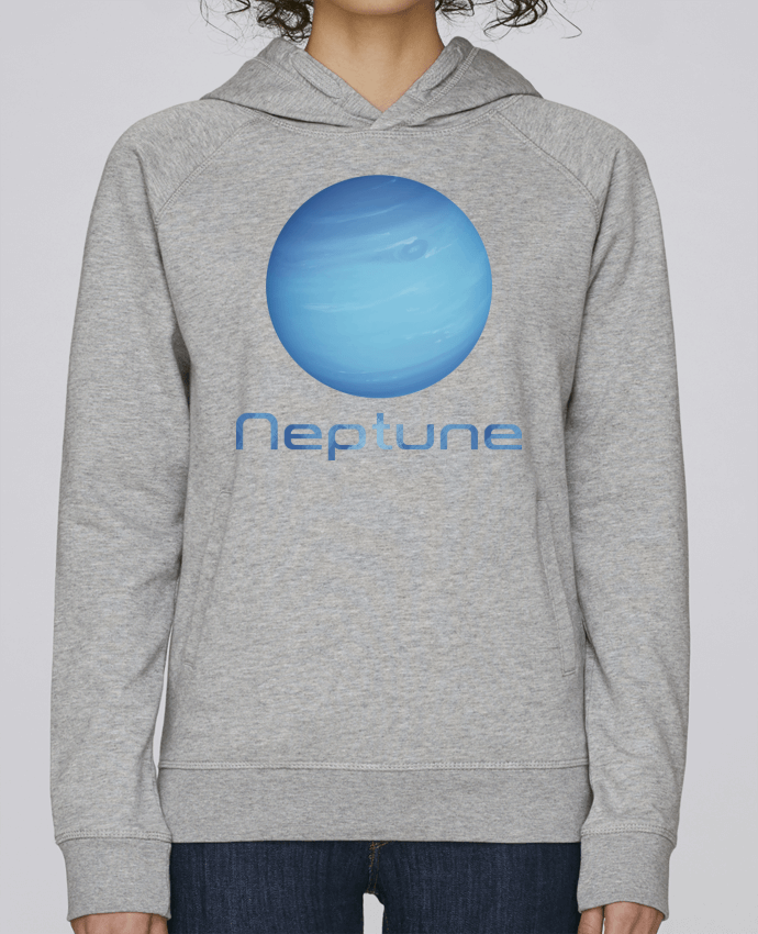 Sweat capuche femme Neptune par KronoArt