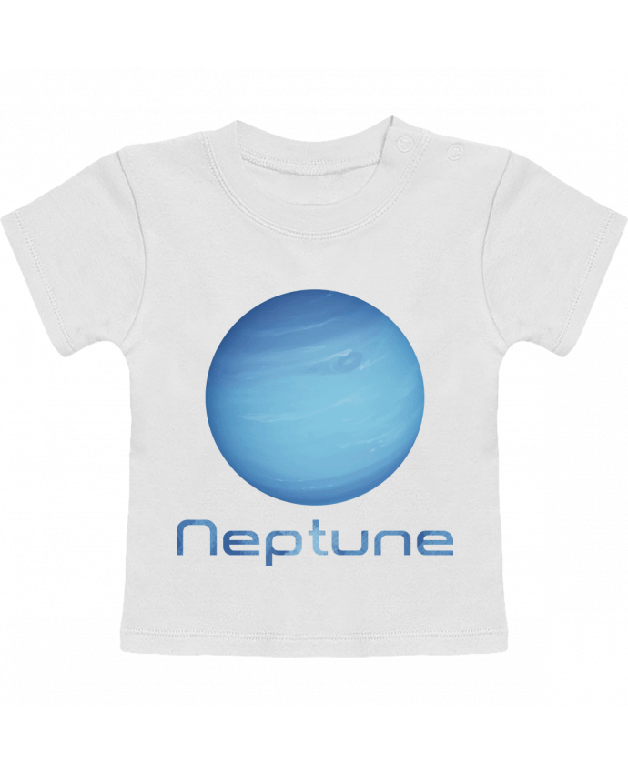 T-shirt bébé Neptune manches courtes du designer KronoArt