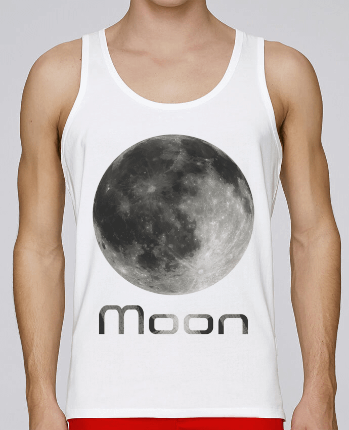 Débardeur homme Lune par KronoArt 100% coton bio