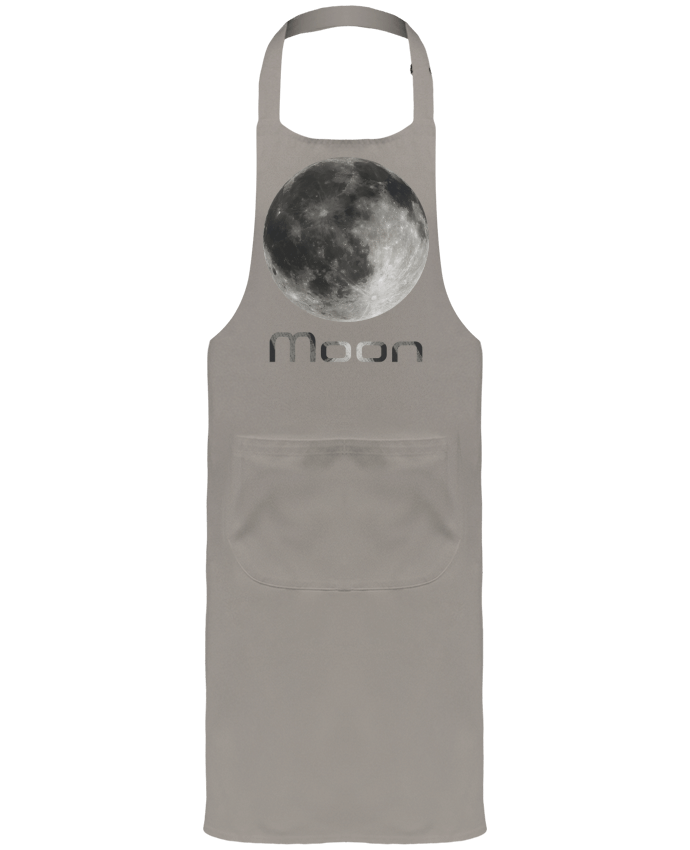 Tablier avec poches Lune par KronoArt