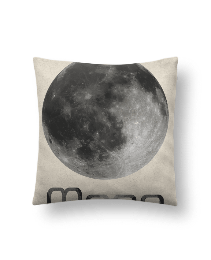 Coussin suédine Lune par KronoArt