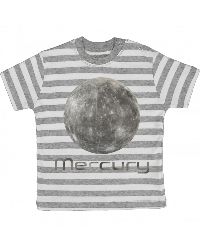 Tee-shirt bébé à rayures Mercury par KronoArt