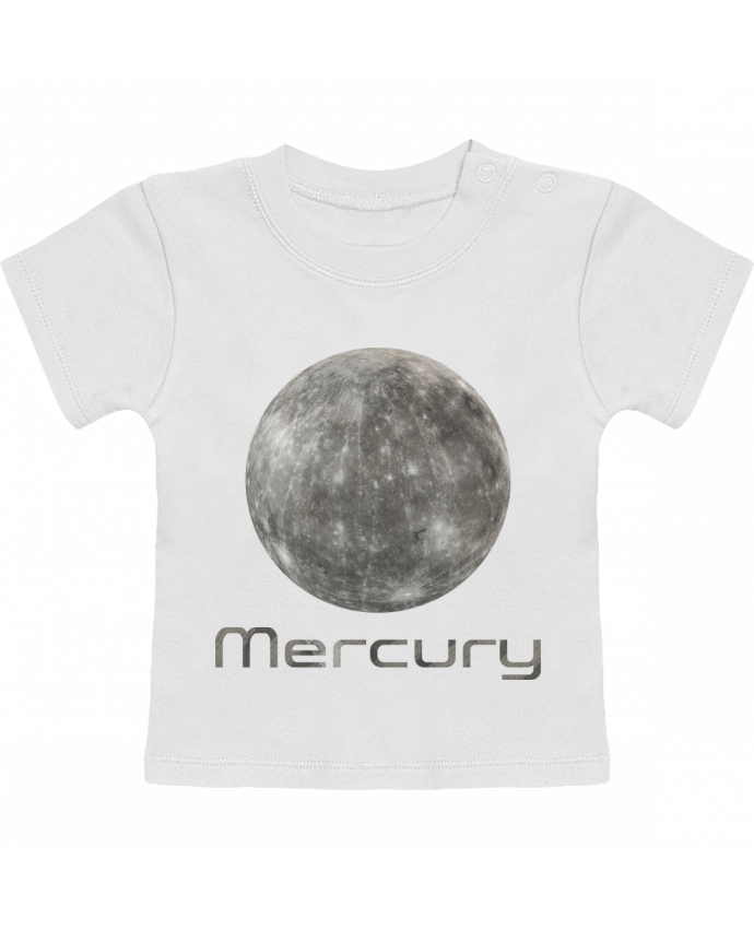 T-shirt bébé Mercury manches courtes du designer KronoArt